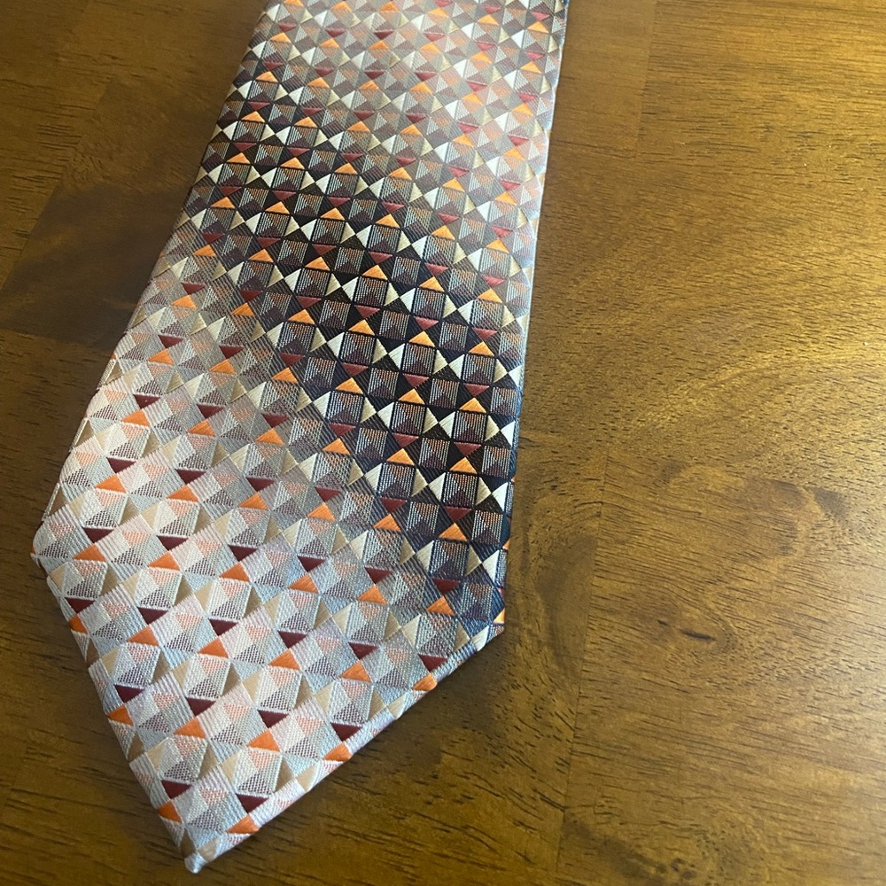 Patterned Architect Tie 100% Polyester